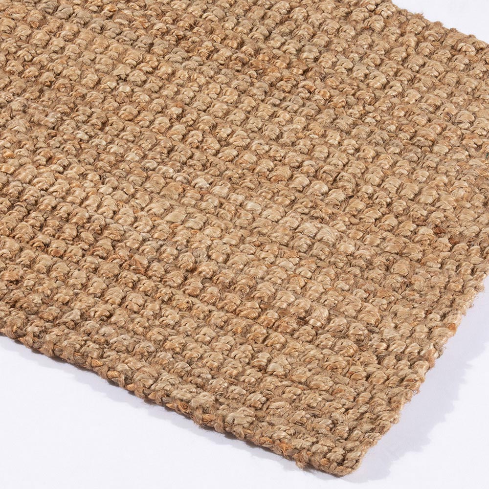 Whitefield Natural Jute Textured Boucle Runner Image 3