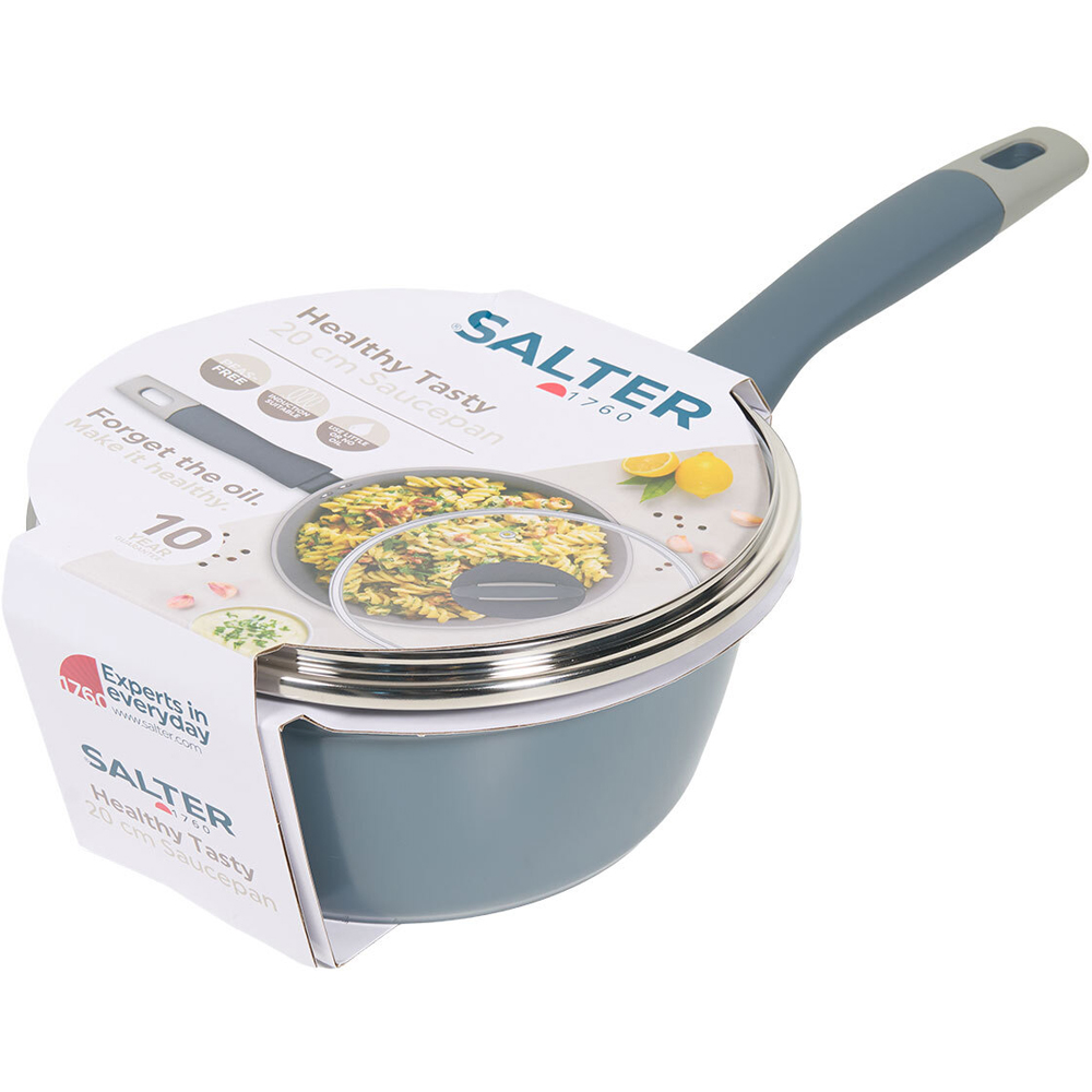 Salter Healthy Tasty Saucepan Grey Image 3