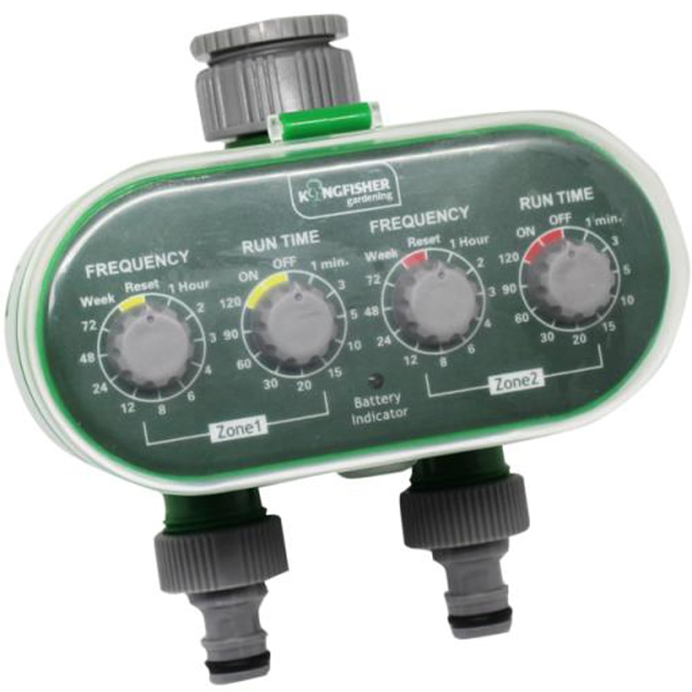 Samuel Alexander Deluxe Twin Outlet Electric Garden Water Timer Image 1