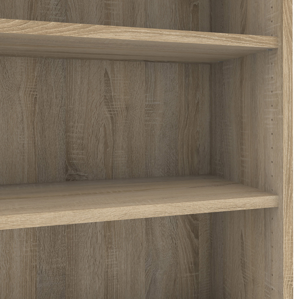 Florence 4 Shelf Oak Bookcase Image 5