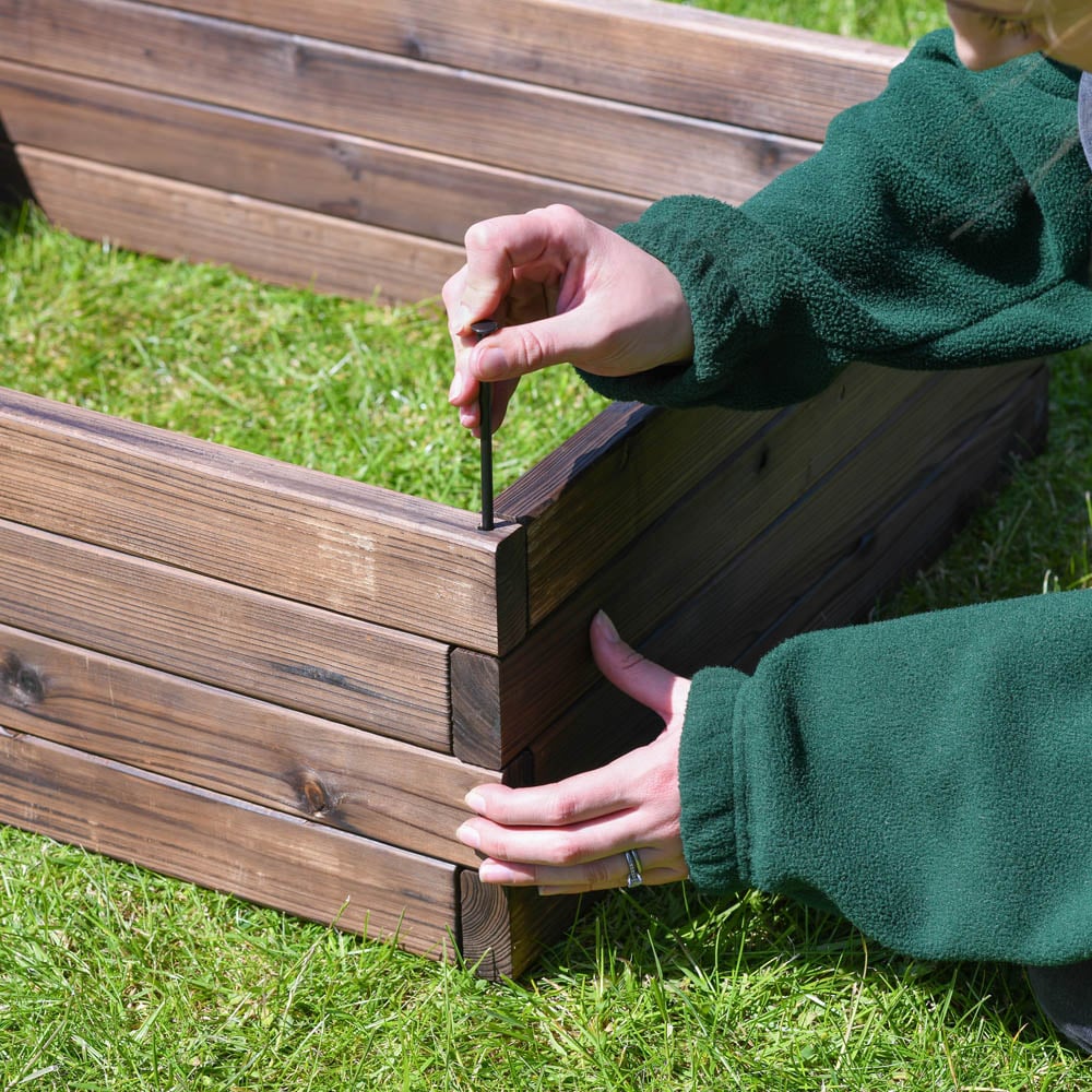 Garden Gear Wooden Raised Garden Bed 80 x 60cm Image 3