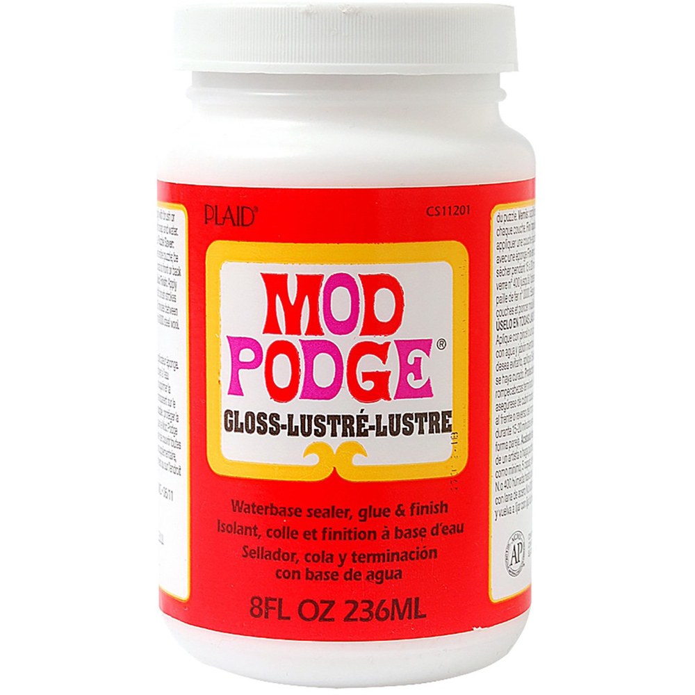 Plaid White Gloss Mod Podge 236ml Image
