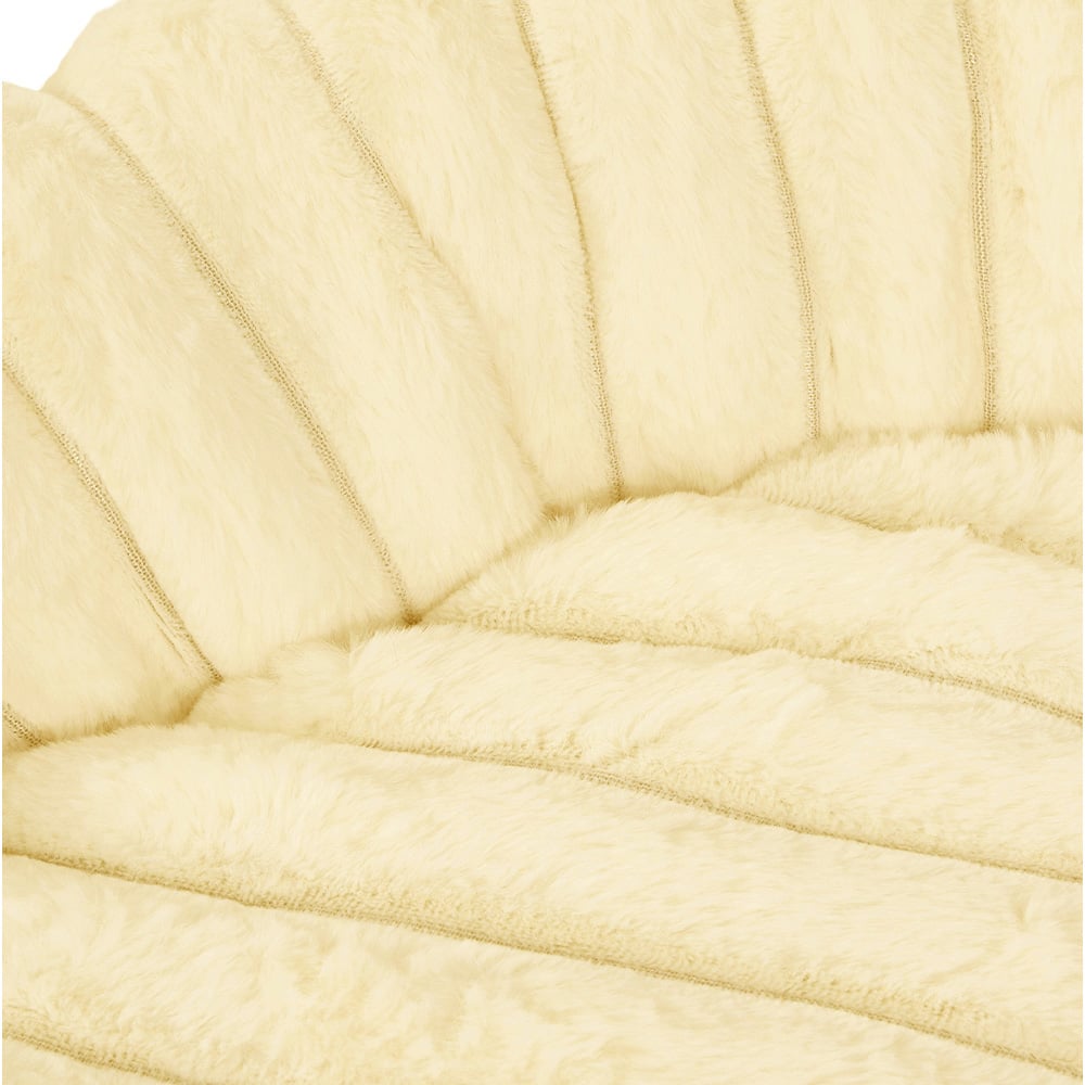 H&O Direct 80cm Yellow Round Soft Warm Pet Bed Image 4