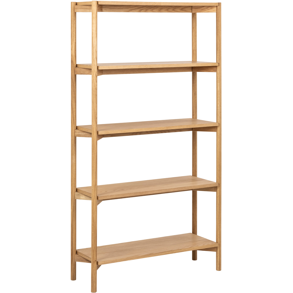 Florence Braidwood 4 Shelf Oak Bookcase Image 4