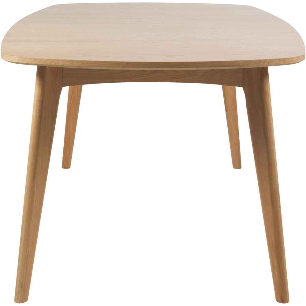 Florence Marte 6 Seater Extendable Dining Table Oak Image 4
