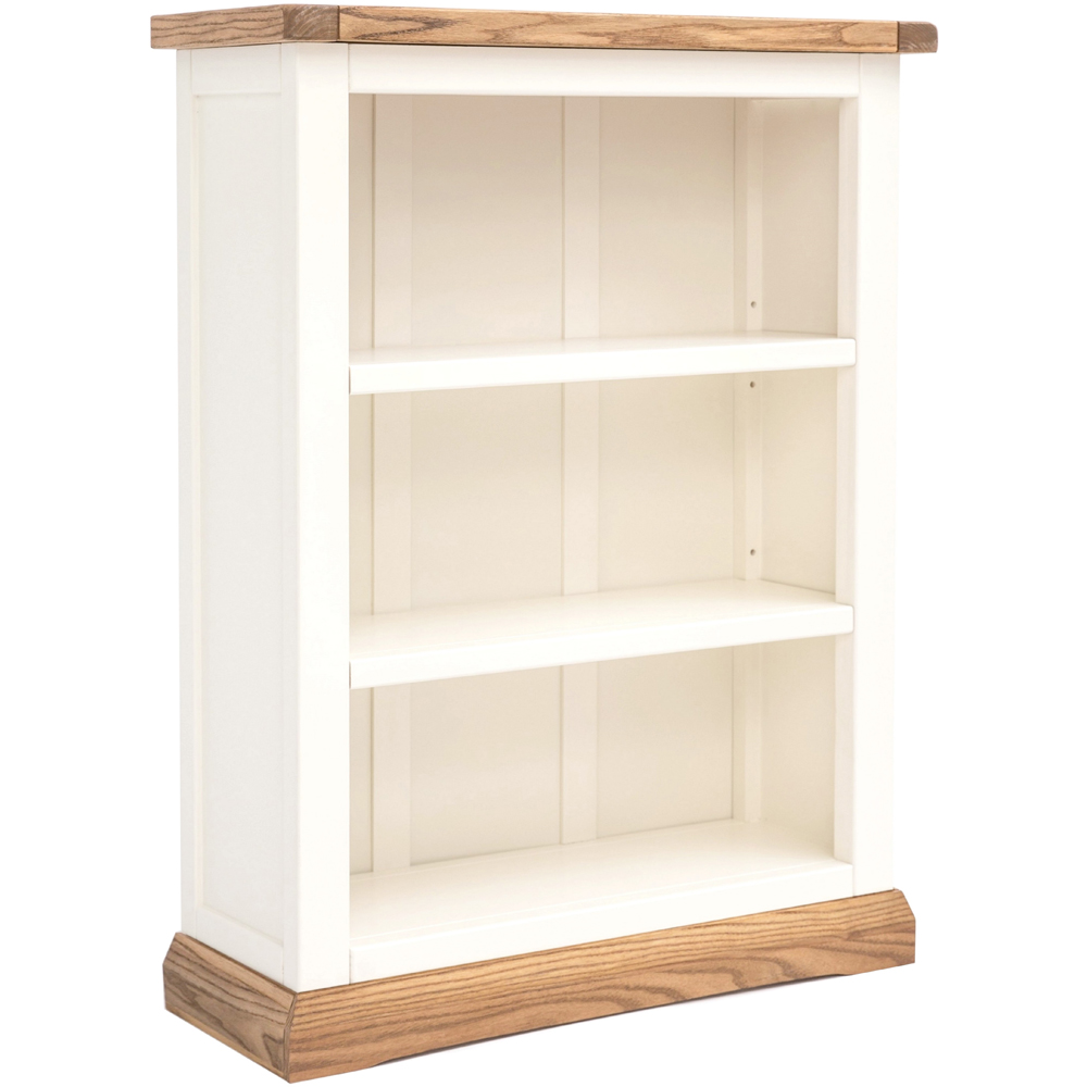 Tropea 3 Shelf Off White Bookcase Image 3