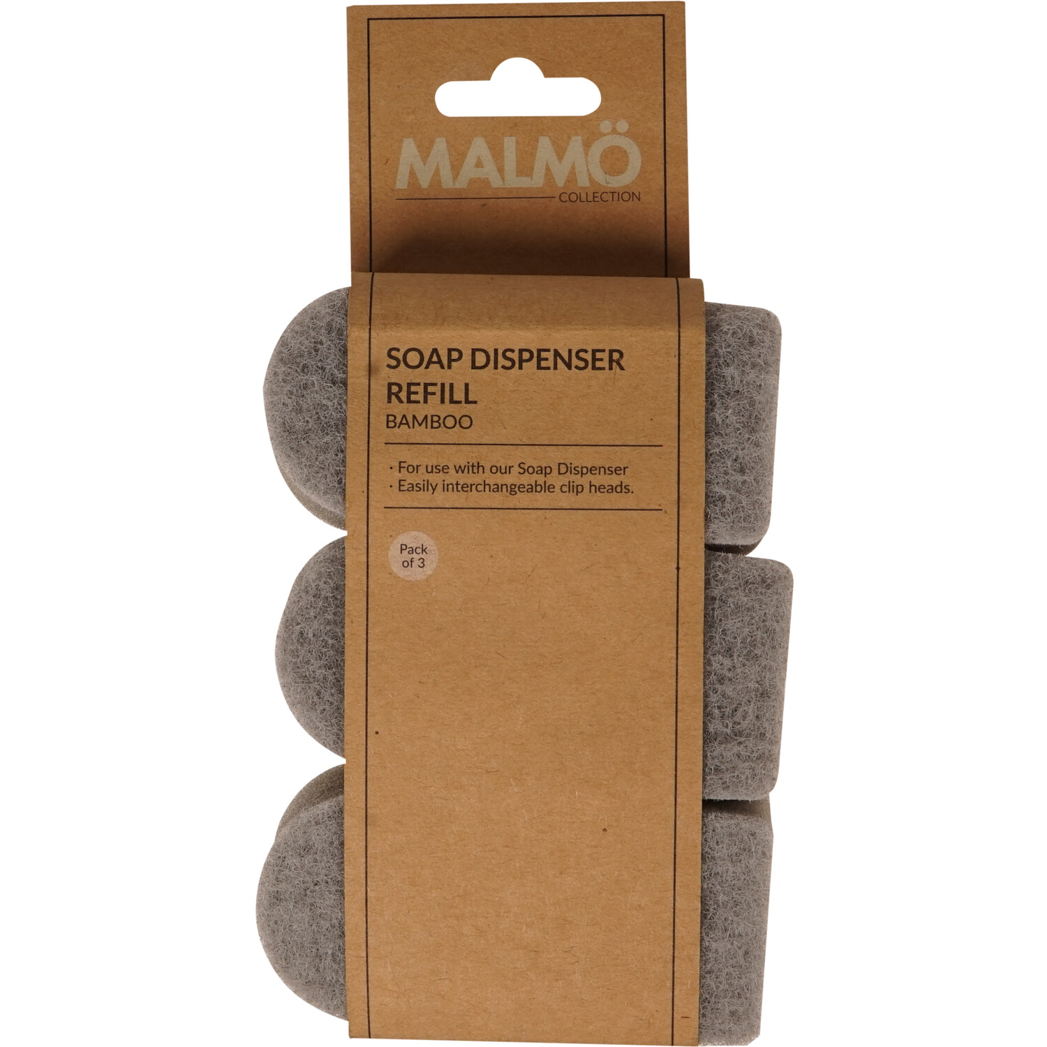 Pack of 3 Bamboo Soap Dispenser Refills Image