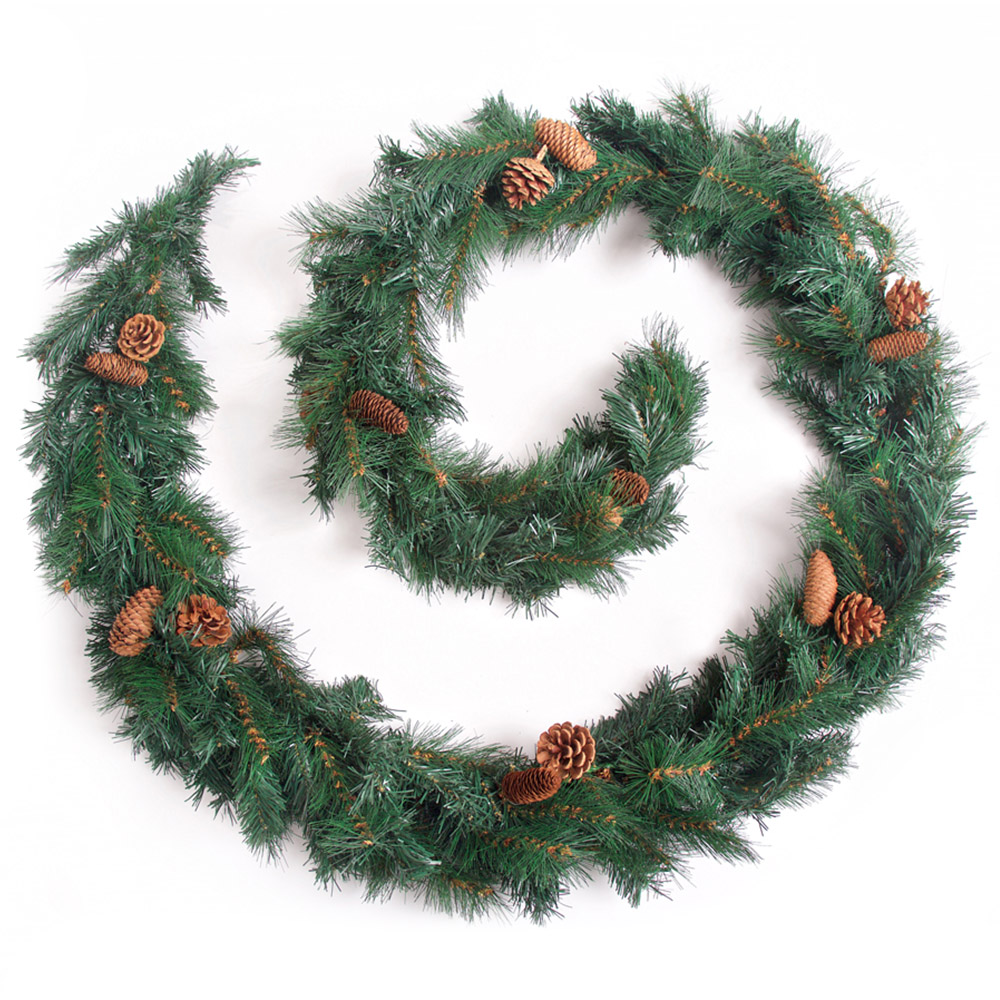 Best Artificial Christmas Garland with Colorado Pine and Spruce Tips 270cm Image 1