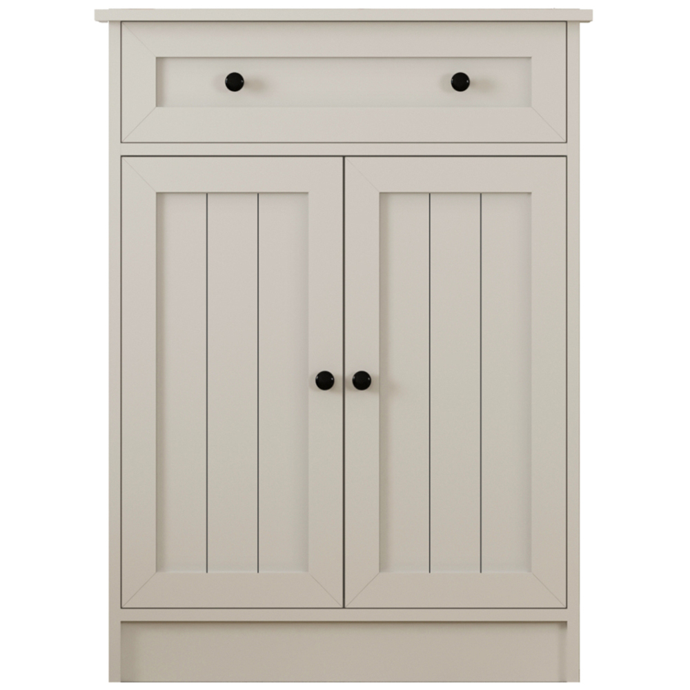 Evu VIENNA 2 Doors Single Drawer White Sideboard Image 3