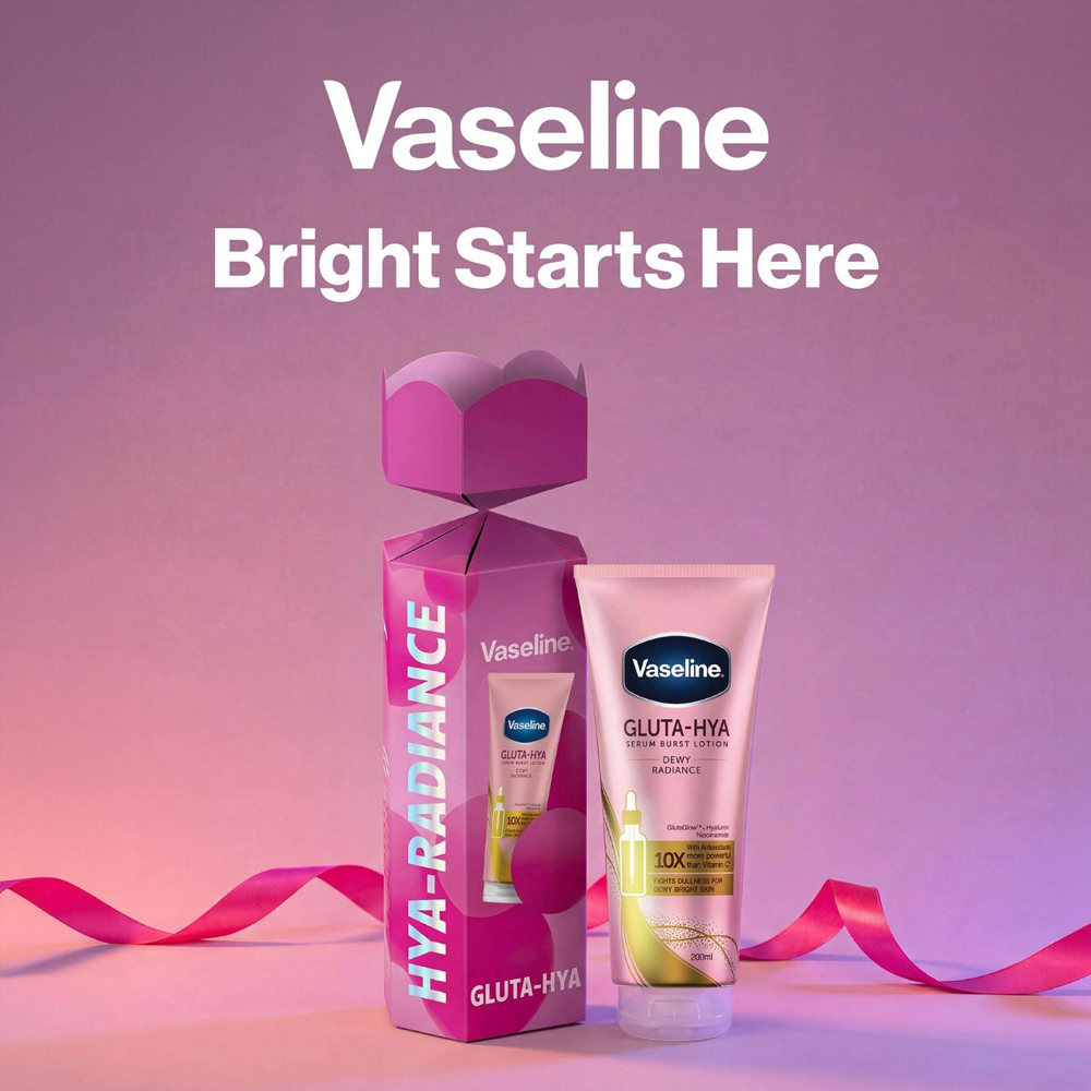 Vaseline Gluta-Hya Dewy Radiance Gift Set 200ml 3 Pack Image 4