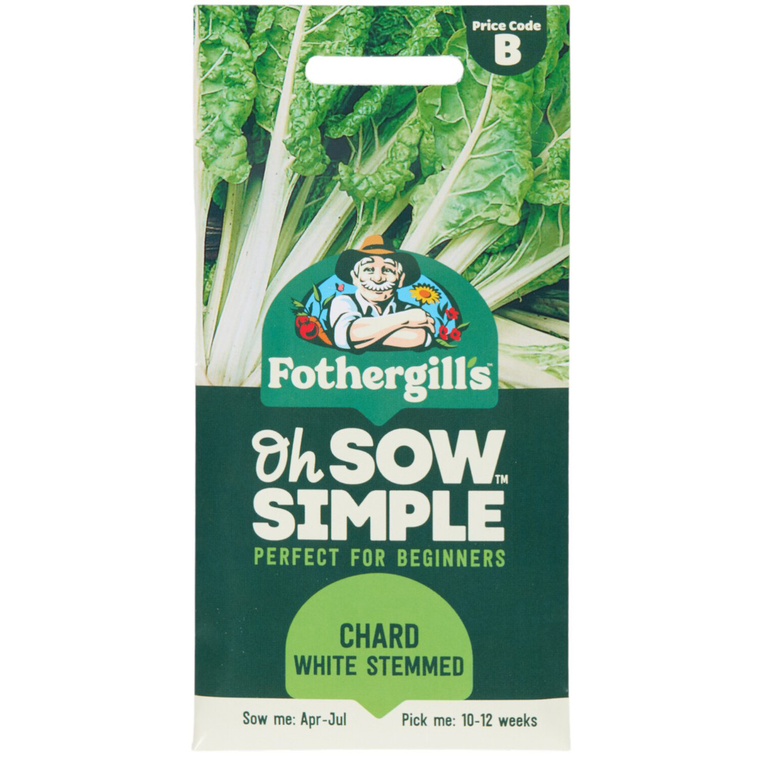 Chard White Stemmed Seeds Image 1