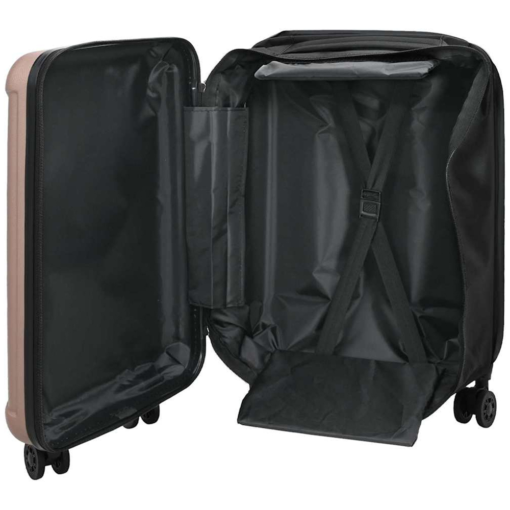 vidaXL 20 inch Gold Rectangular Travel Bag Image 2