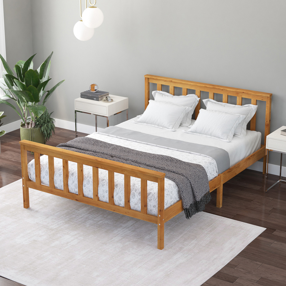 Aspire Atlantic Super King Size Natural Bed Frame Image 4