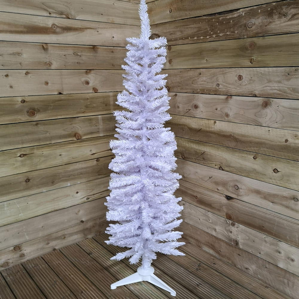 Samuel Alexander White Pencil Pine Artificial Christmas Tree with 236 Tips 5ft Image 4