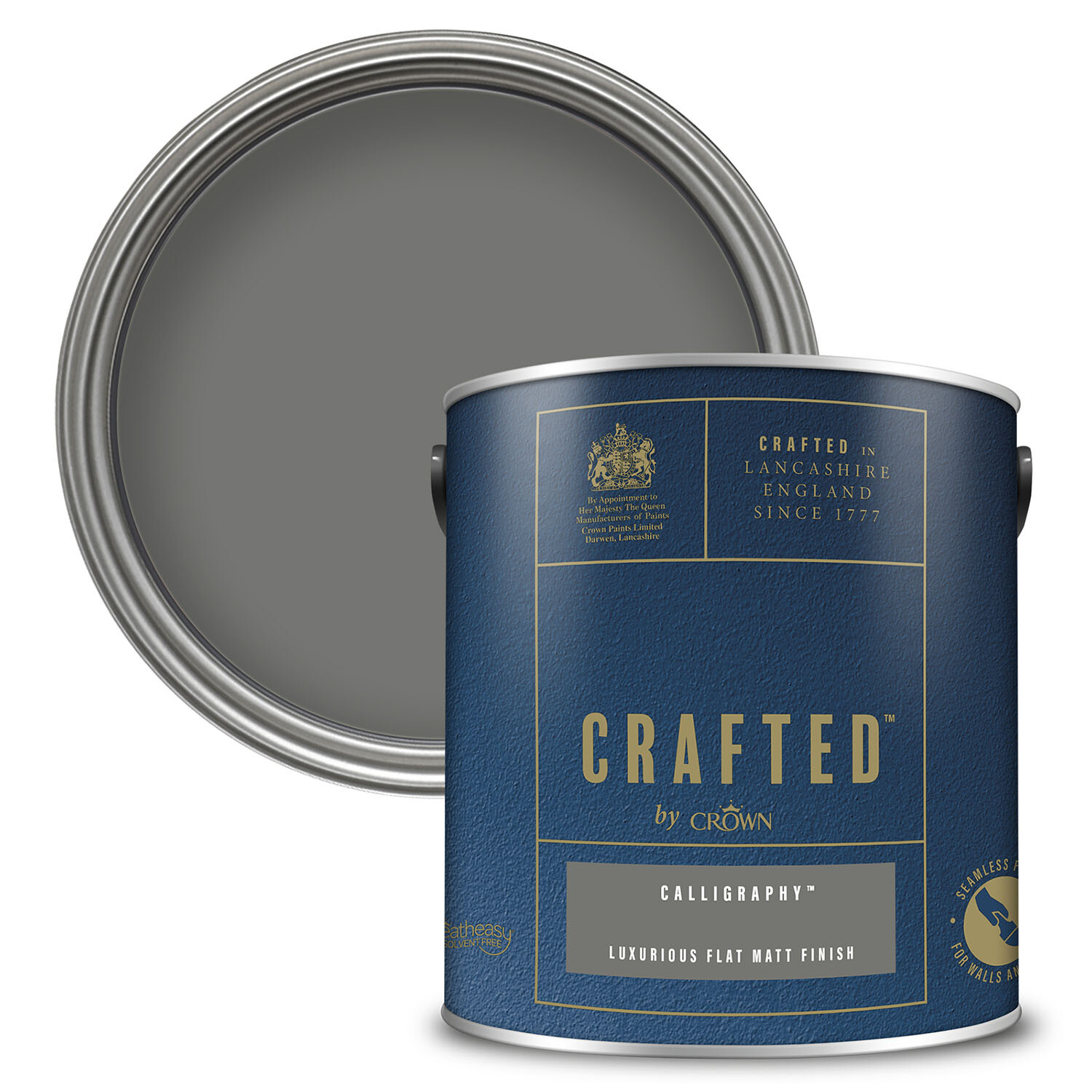 Crafted Flat Matt Paint 2.5L - Calligraphy Image 1