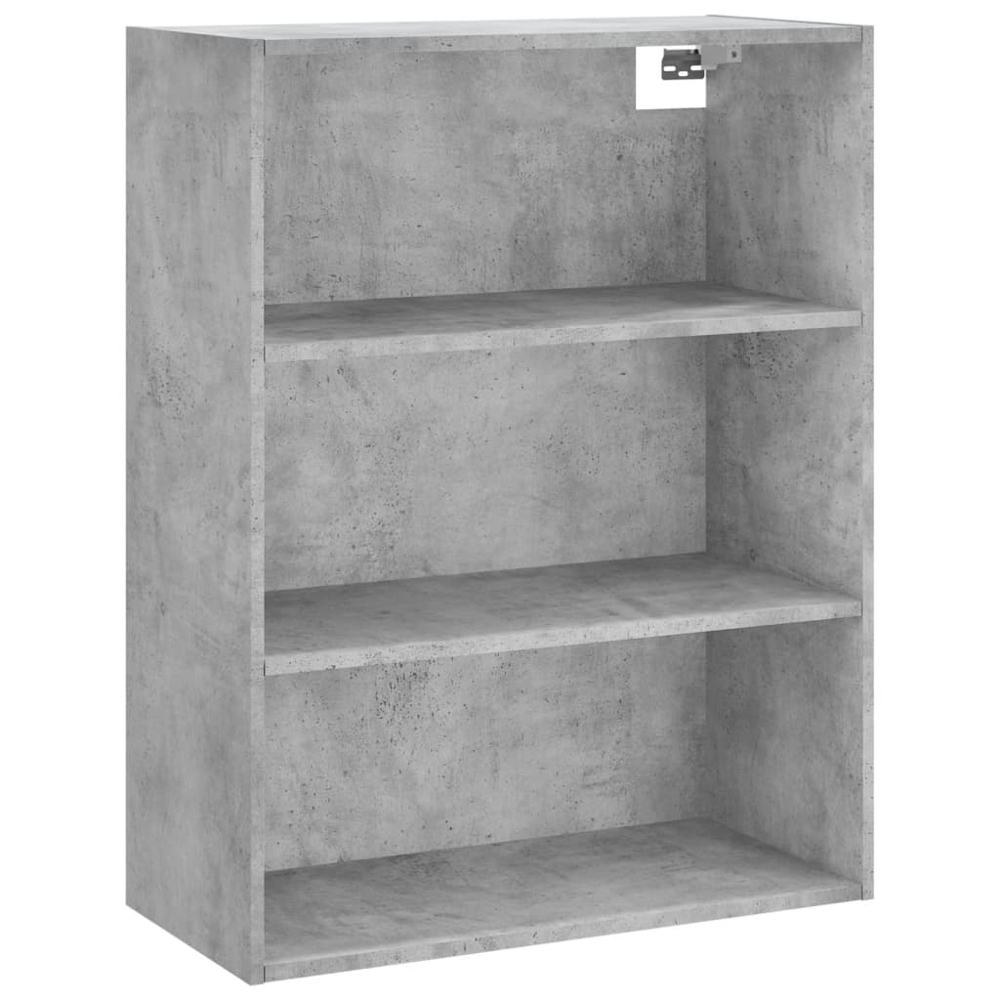 vidaXL 3 Drawer 3 Shelf Concrete Grey Highboard Image 5