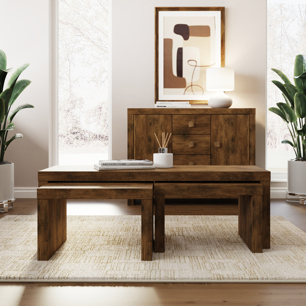 GFW Jakarta Mango Long John Nest of Tables Set of 3 Image 7
