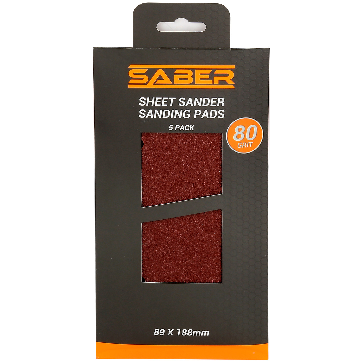 Saber Sheet Sander Sanding Pads 5 Pack Image