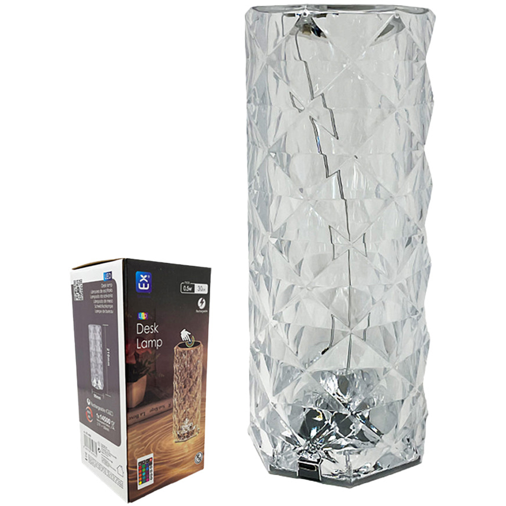 ExtraStar Cordless Rechargeable Cylindrical LED Desk Lamp with Remote Control Image 3