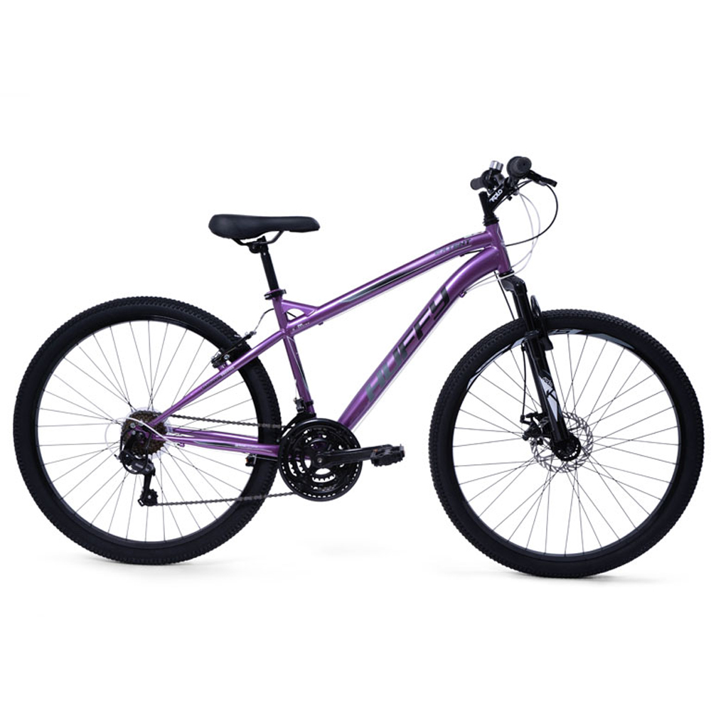 Huffy Extent 27.5 inch 18 Speed Gloss Purple Hardtail Mountain Bike Image 2