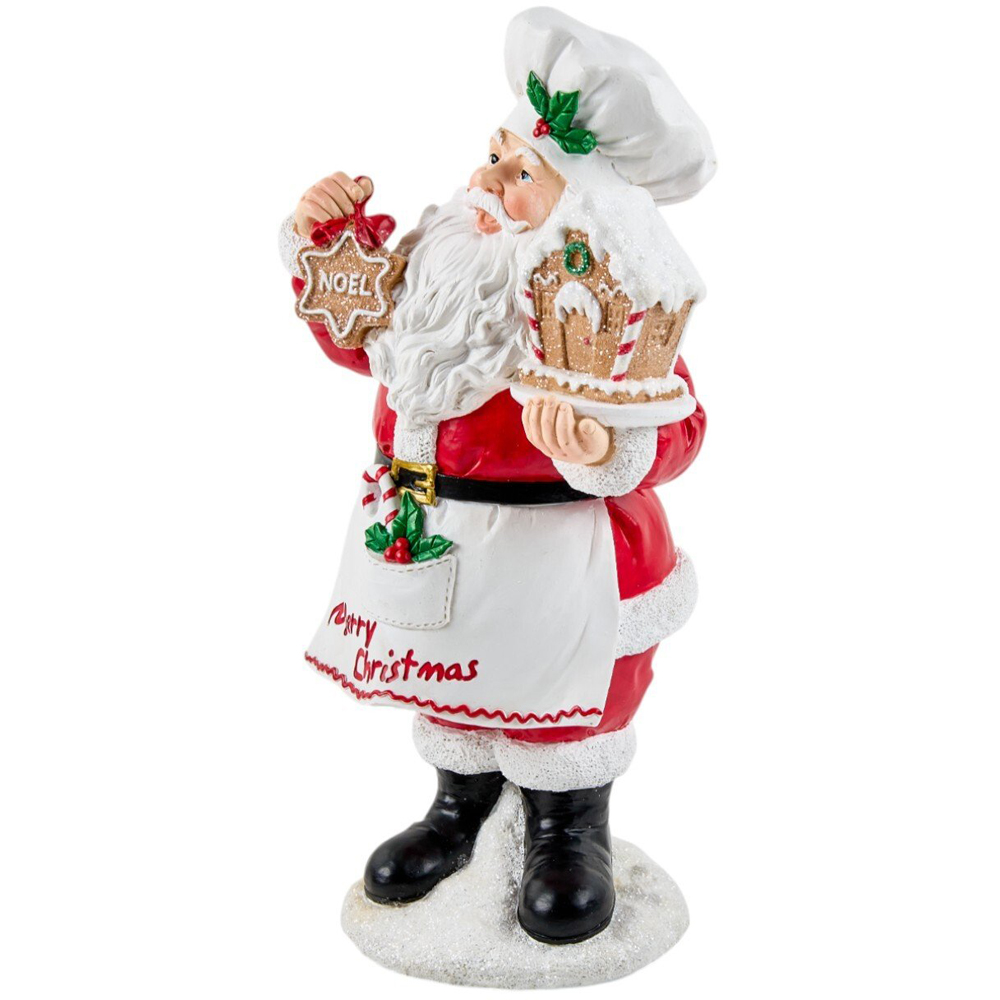 Chef Santa Ornament Image 3