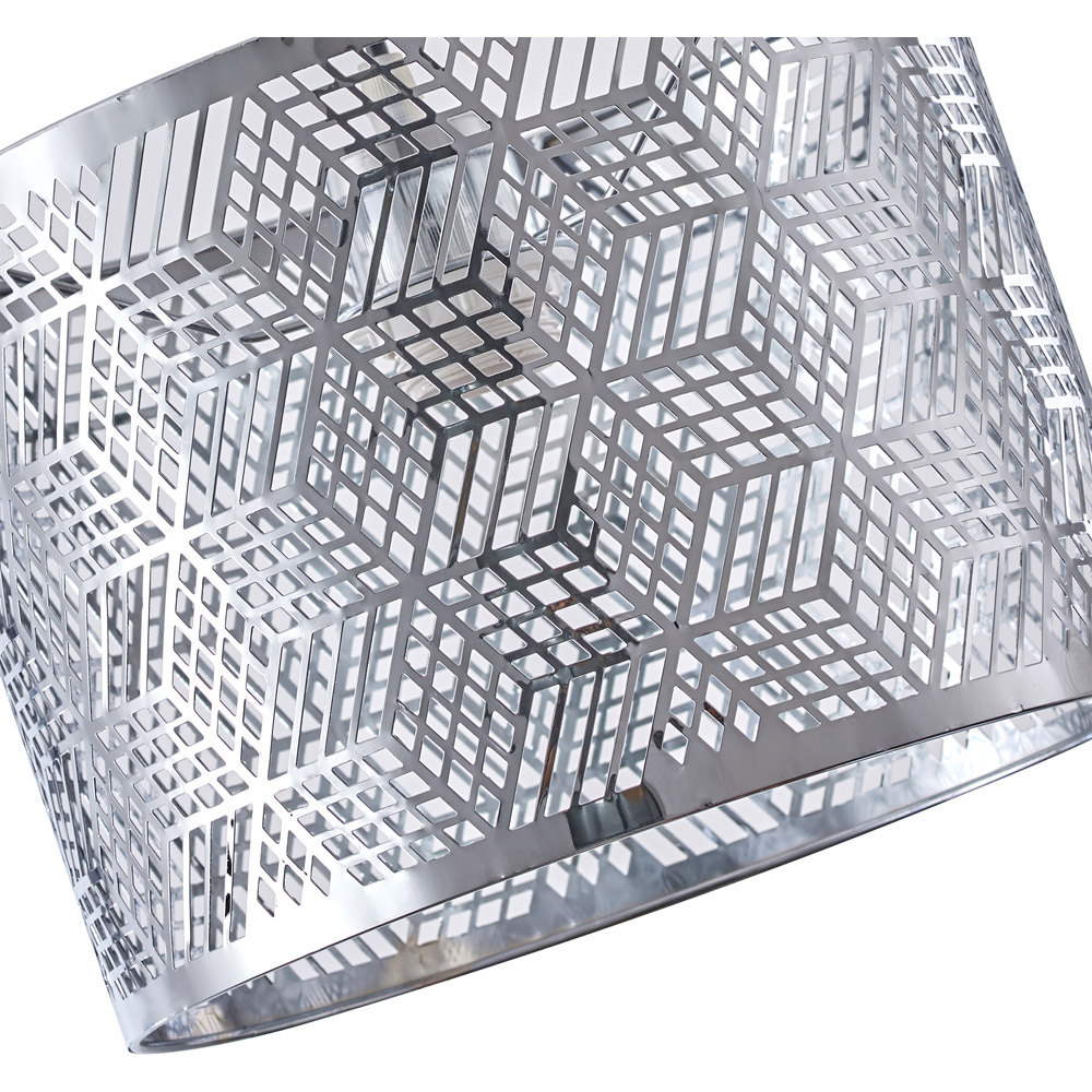 Innoteck Chrome Geometric Light Shade Image 3