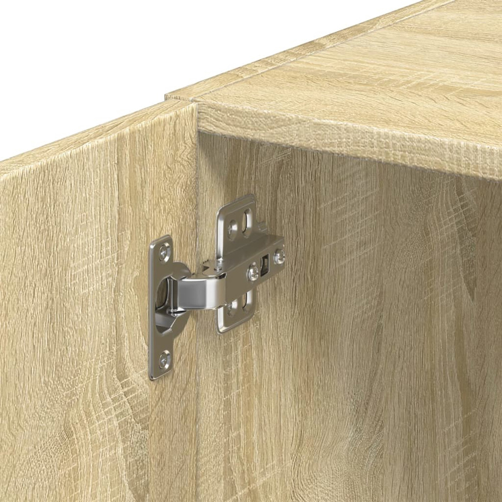 vidaXL 2 Door Sonoma Oak Wall Mounted Cabinet Image 8