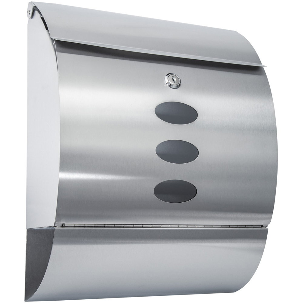 tectake Round Post Box Image 1