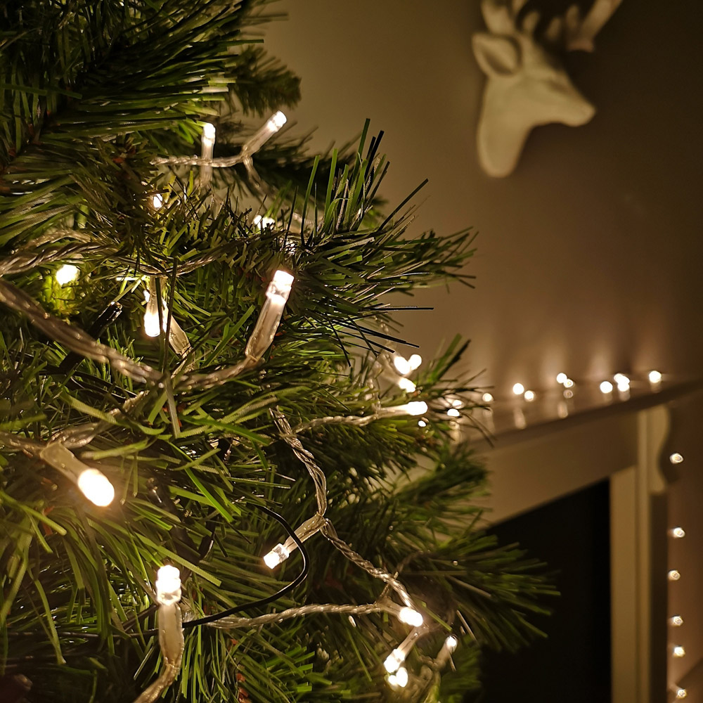 Premier SupaBrights 200 Warm White LED Christmas String Light Image 5