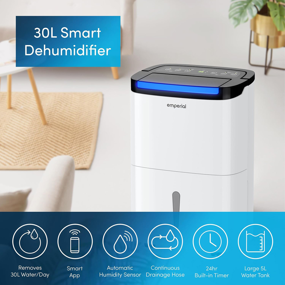 Emperial Smart Compressor Dehumidifier 30L Image 9