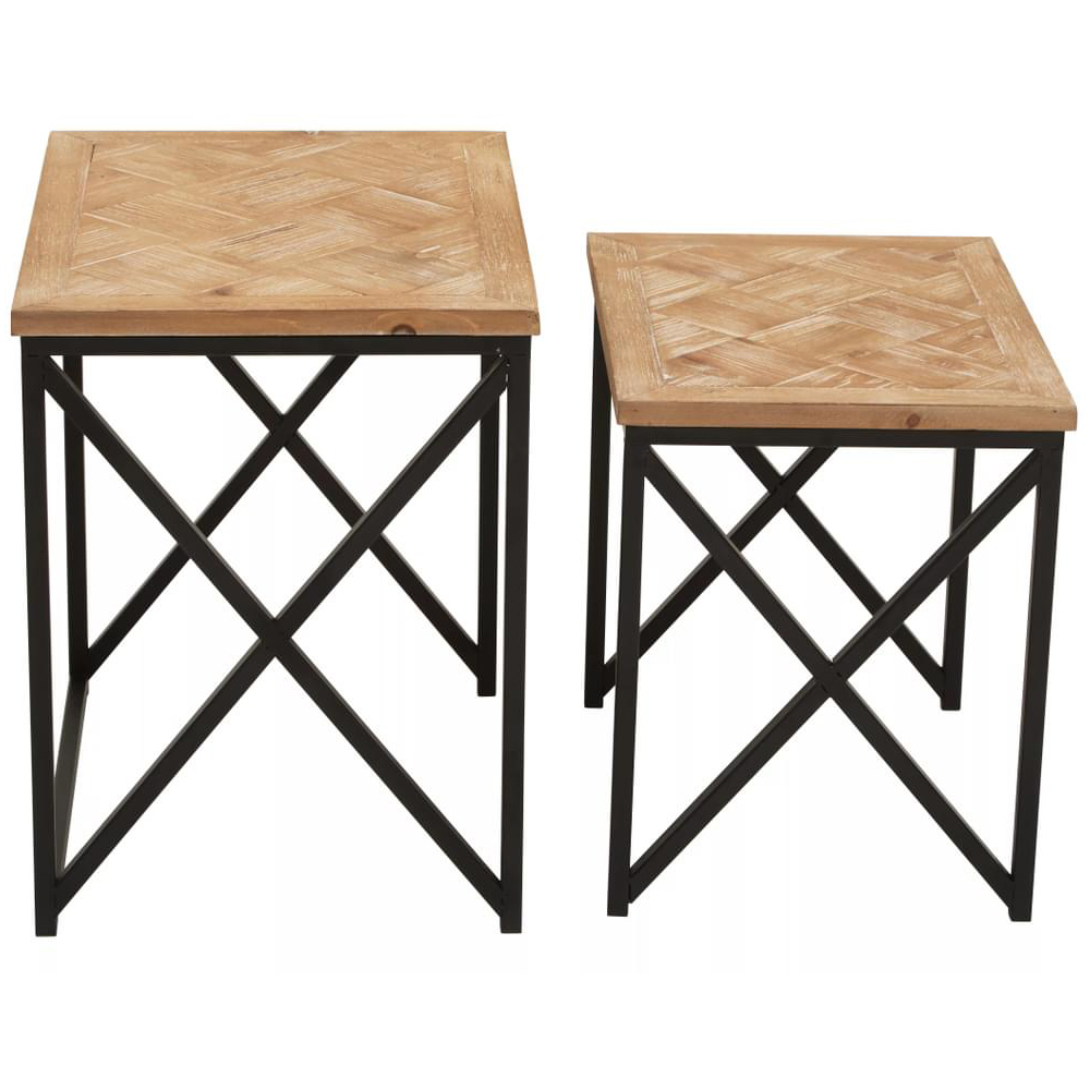 Premier Housewares Kickford Side Tables Set Of 2 Image 5