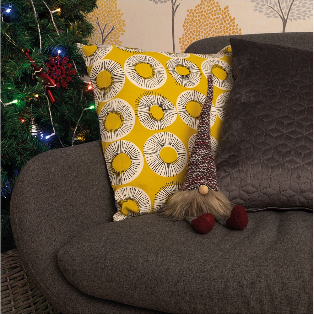 St Helens Fabric Multicolour Hat Santa-Gonk Decoration Image 4
