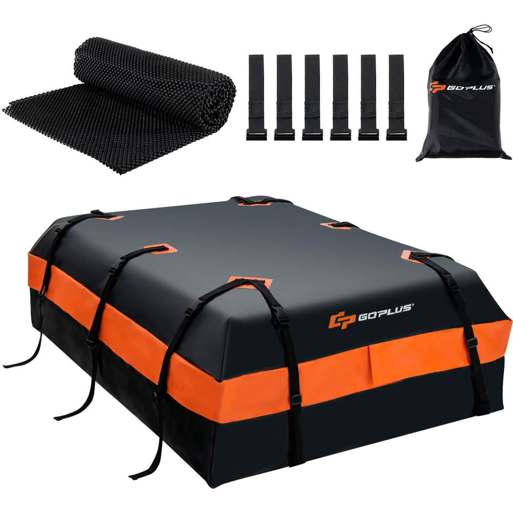 Costway Orange Car Rooftop Cargo Bag 560L Image 3