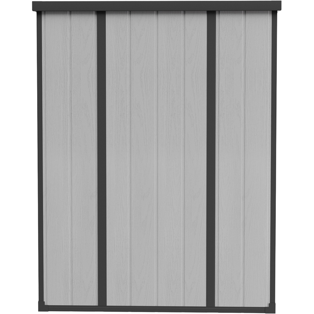 Living and Home 5 x 3ft Plastic Pent Garden Storage Shed Image 3