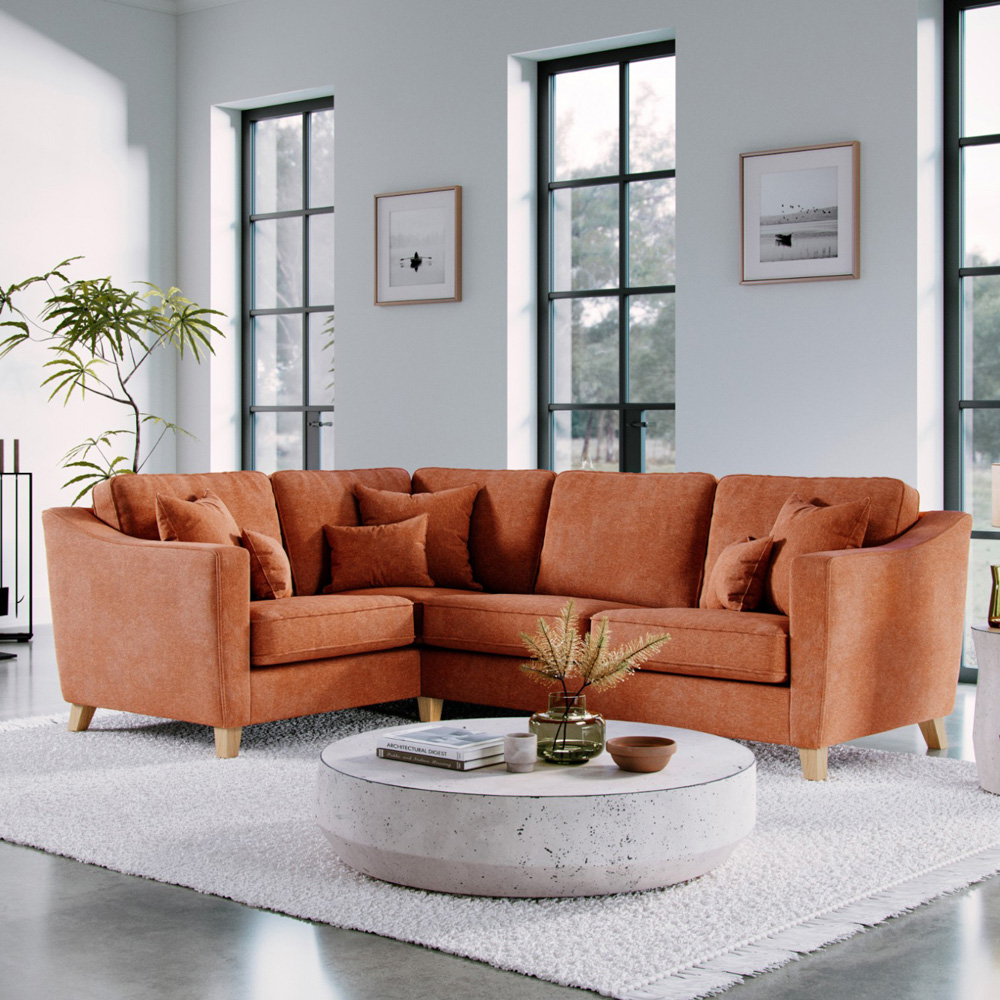 Marlon 3 Seater City Terracota Right Hand Corner Sofa Image 5