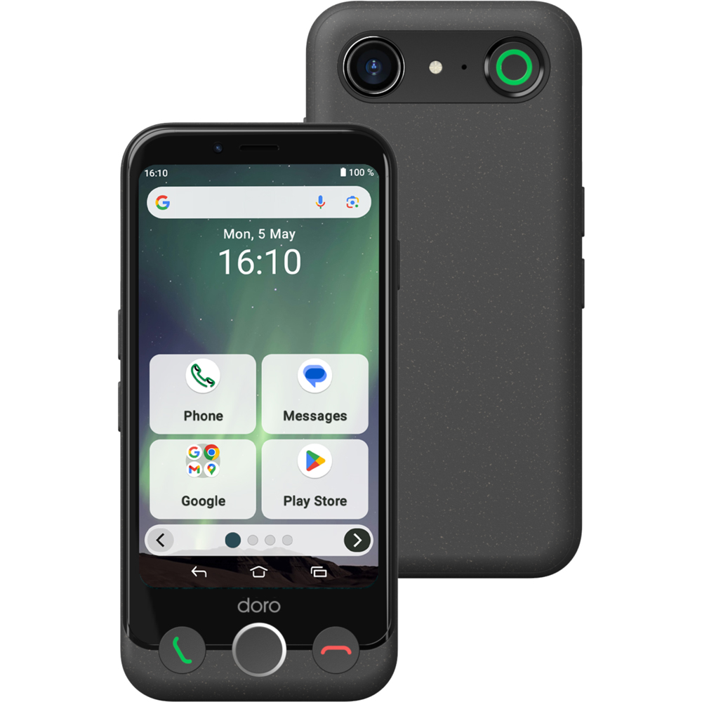 Doro Aurora A10 4.5 inch Android Smartphone Black Image 3