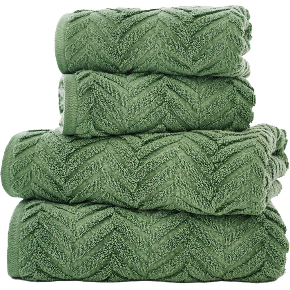 The Lyndon Company Catalonia Green Bath Towel Image