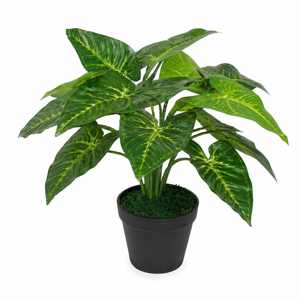 Leaf Large Foliage Artificial Plant in Pot 45cm Image