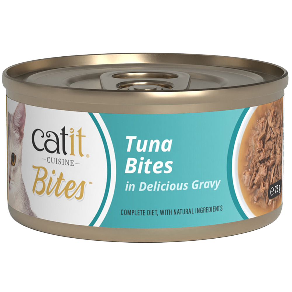 Catit Bites Wet Cat Food Tuna Image 1