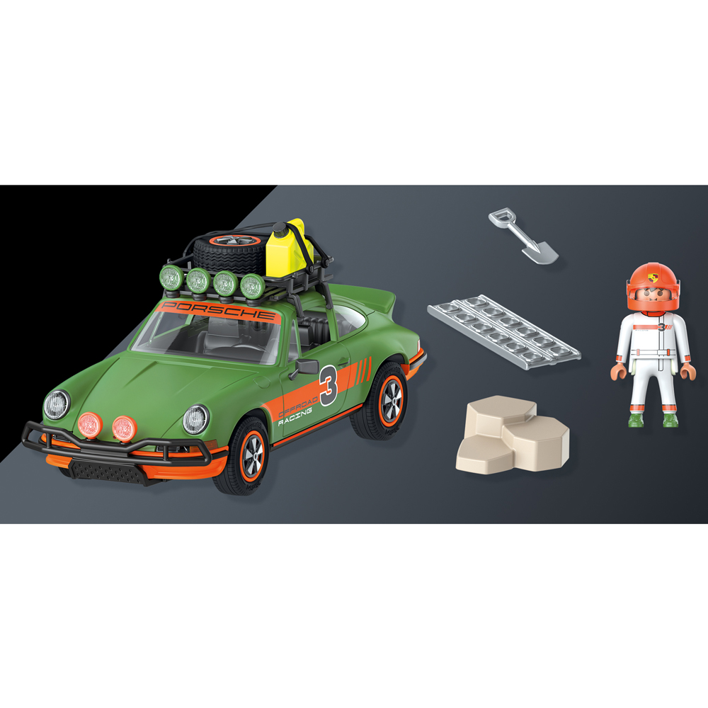 Playmobil Porsche 911 Carrera RS 2.7 Off-Road Edition Playset 47 Piece Image 7