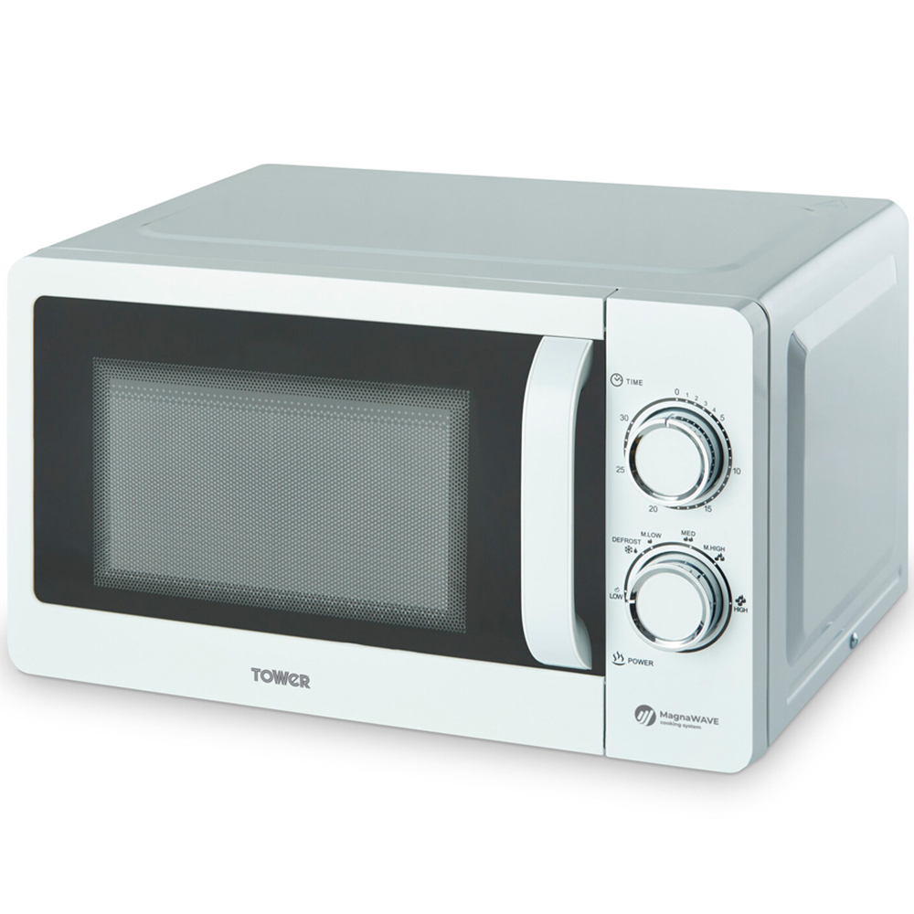 Tower White 20L 800W Microwave Image 3