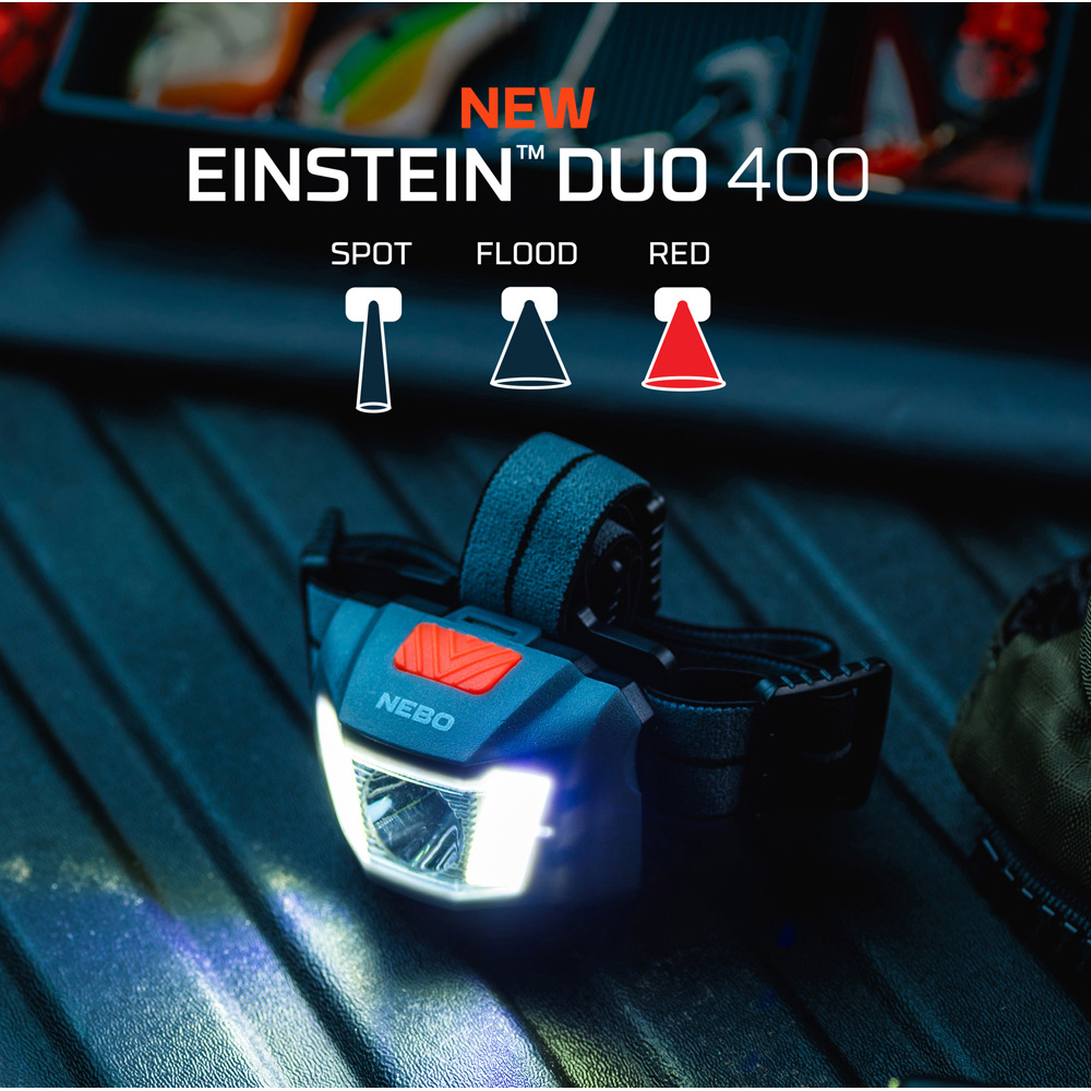 Nebo Einstein Duo 400 400 Lumens Headlamp with AAA Batteries Image 3