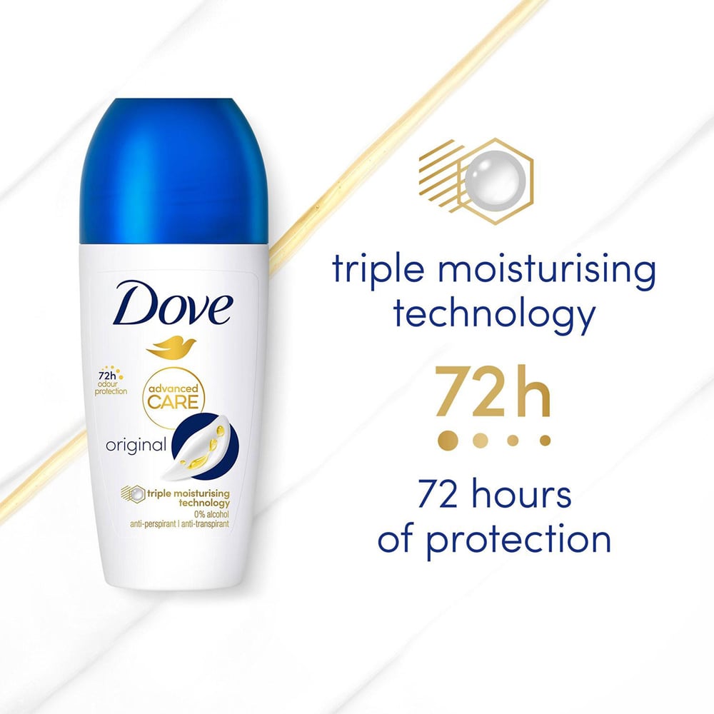 Dove Go Fresh Original Women Anti-Perspirant Roll on Deo 50ml 18 Pack Image 6