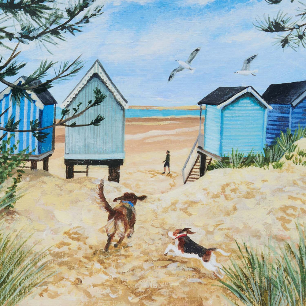 Pack of 6 Summer Walk On The Beach Placemats Image 2