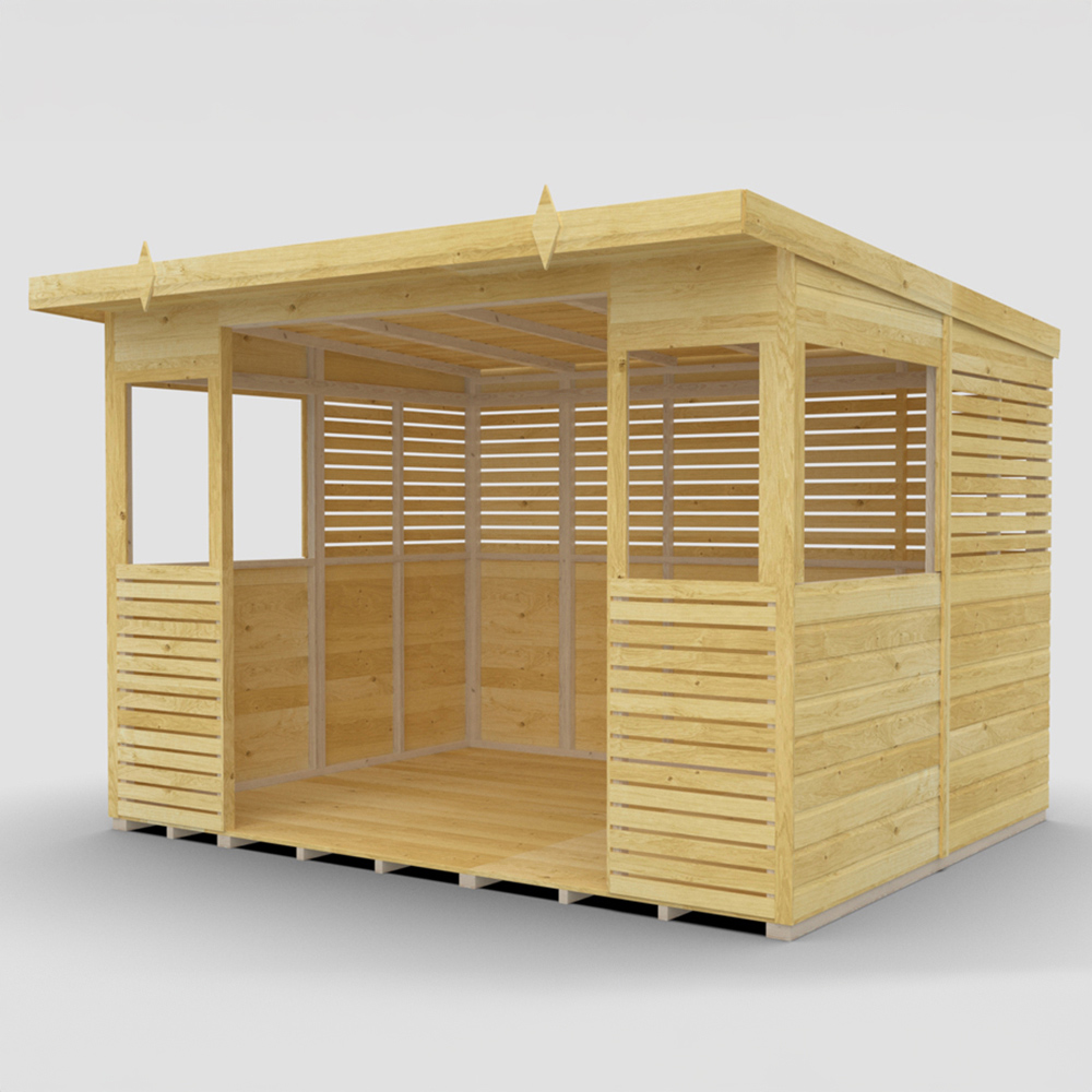 DIY Sheds 10 x 8ft Pressure Treated Tongue and Groove Timber Outdoor Kitchen Shelter Image 4