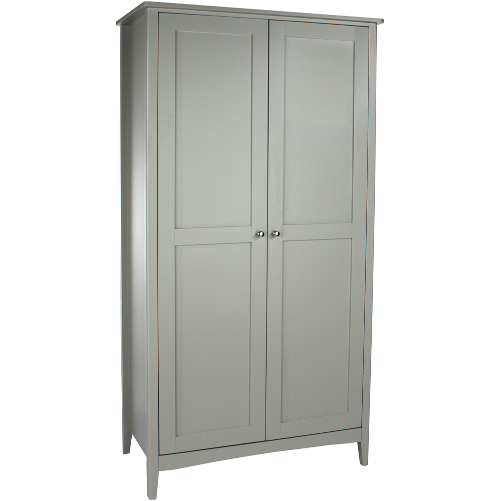 Core Products Como 2 Door Light Grey Wardrobe Image 4