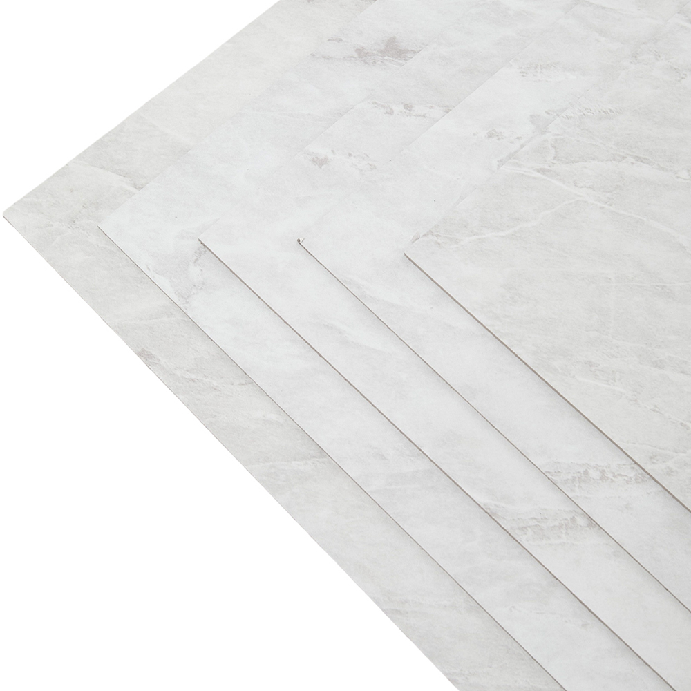 Living and Home PVC White Stone Effect Self Adhesive Waterproof PVC Flooring Plank 28 Pack Image 5