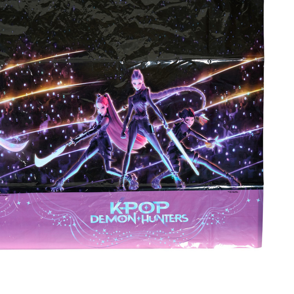 K-pop Demon Hunters Table Cover Black Image 4