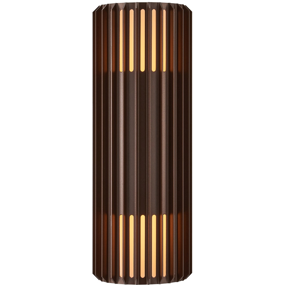 Nordlux Aludra Seaside Brown Metallic Double Wall Light Image 4