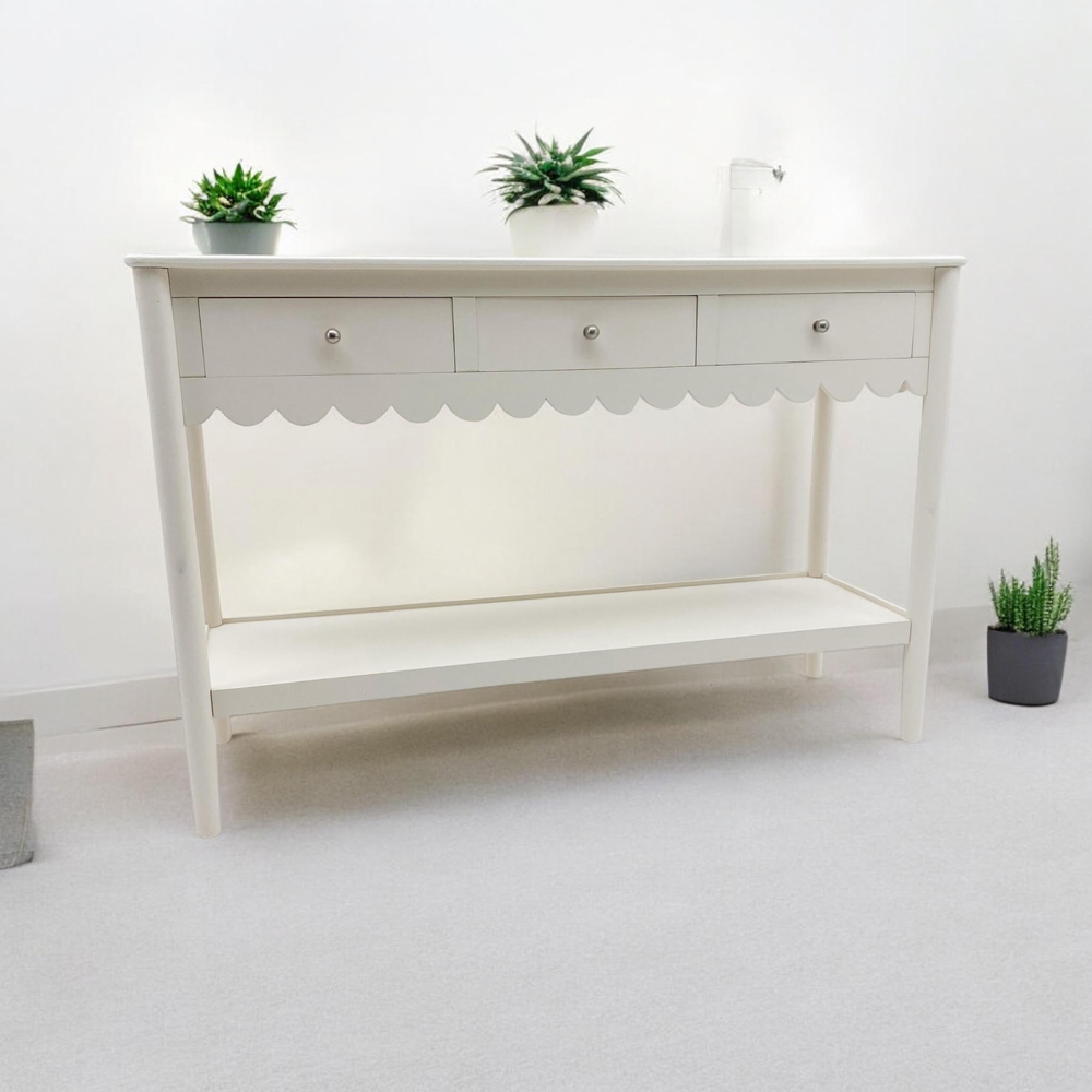 Acacia Home 3 Drawer Side Table Image 3